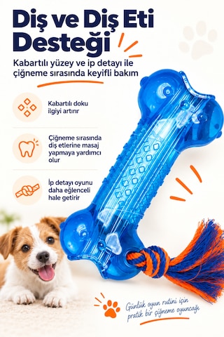 Petstages Orka Bone Kemik Şeklinde Köpek Çiğneme Oyuncağı - Parçalanmaya Dayanıklı Ve Güvenli
