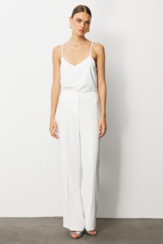 Moda İlgi Kadın Krep Pantolon 0007 Ekru Ekru