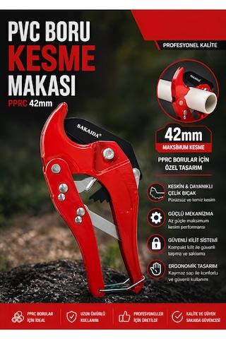 Ppr Plastik Boru Kesme Makası 16x40-42mm