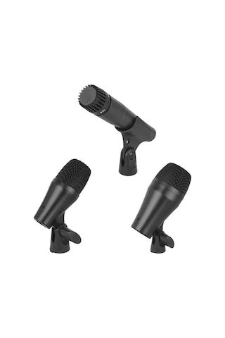 Midex M-drum Kit-7 Davul Mikrofon Seti 7 Parça Akustik Bateri Mikrofonu