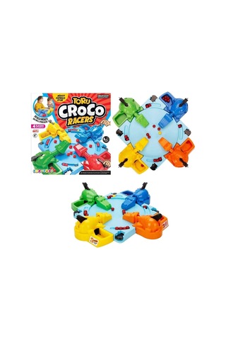 Toru Croco Misket Kapmaca Eğlenceli Aile Kutu Oyunu Çok Renkli