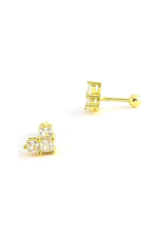 Gümüş Atın Kalp Figürlü Tragus Piercing
