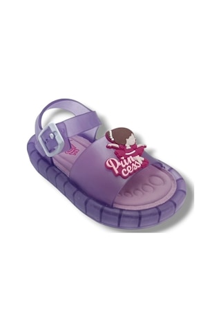 Gezer 00228-26 Princess Süslü Işıklı Anatomik Kız Çocuk Sandalet Lila