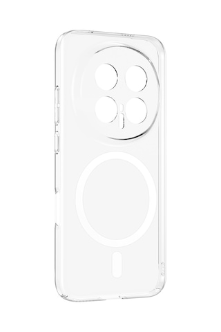 Honor Magic 8 Pro Kılıf Sararmaz Ultra İnce Sert Mika Magsafe Kamera Yükseltili Erd Şeffaf
