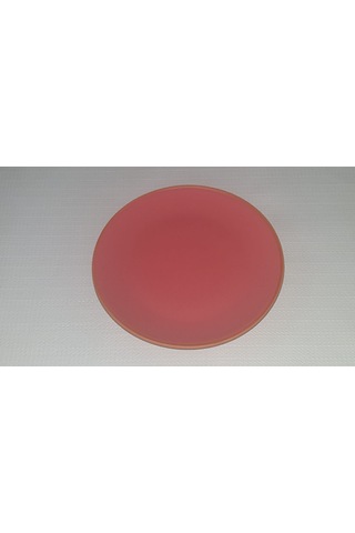 Seramik Sunum Tabağı 18 Cm Pembe 4 Adet