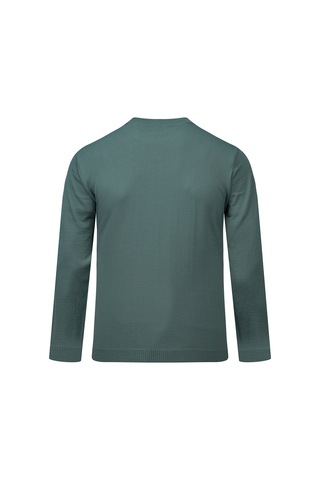Hatemoğlu Turkuaz Regular Fit Yarım Balıkçı Yaka Yünlü Kazak 2977648 Turkuaz