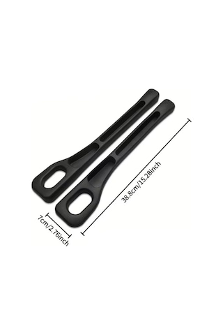 Koltuk Arası Siyah Organizer 38.8 Cm Universal Araç İçi Yan Boşluk Doldurucu 2 Adet