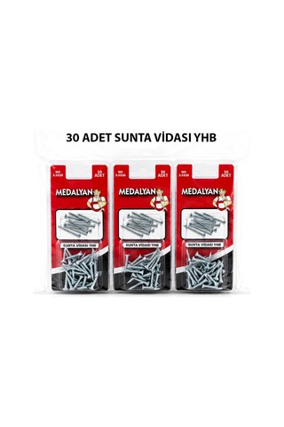 Medalyan Dl-97 Sunta Vidası - 3.5x20 Mm 30 Adet- 12'li Paket Diğer