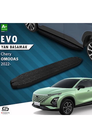 S-dizayn Chery Omoda5 Evo Siyah Yan Basamak 183 Cm 2022 Üzeri