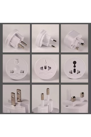 Seyahat Universal Çevirici 3in1 Priz Adaptörü Kompakt Tasarım 150 Ülke İle 250v 13a Orta Doğu,amerika,avrupa, Asya,afrika,çin,japonya Dönüştürücü Adaptör 997l