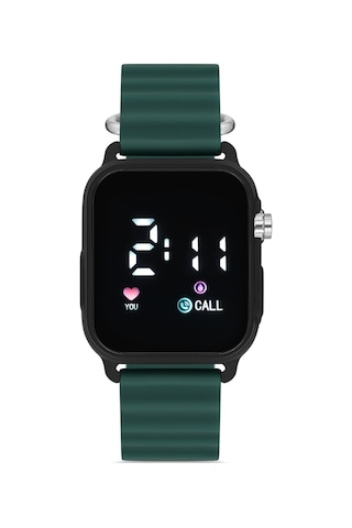 Aqua Di Polo 1987 Unisex Siyah Silikon Dijital Led Kol Saati Apwr033306