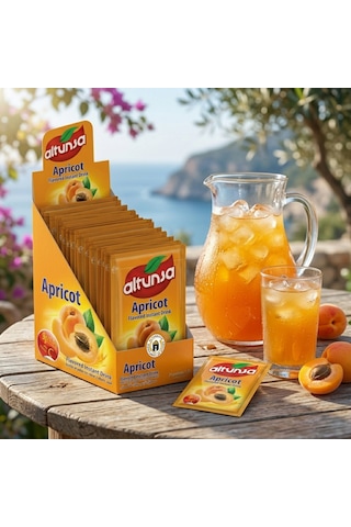 Altunsa Kayısı Aromalı Soğuk Toz Içecek 24 x 9 G