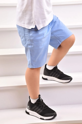 Unisex Çocuk Spor Ayakkabı SİYAH-BEYAZ