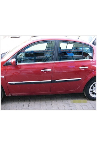 Renault Megane 2 Krom Cam Çıtası 2002-2009 Arası P. Çelik  Sedan