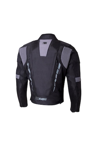 4riders Gama Ce Sertifikalı Korumalı Motosiklet Montu Siyah