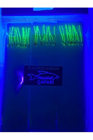 Florocarbon Arnavut Çaparisi 12 No 3lü Paket 0.12/0.24 Uv Yeşil