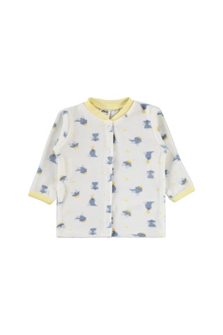 Civil Baby Little Sailors Nakışlı 1-9 Ay Pijama Takımı - Ekru