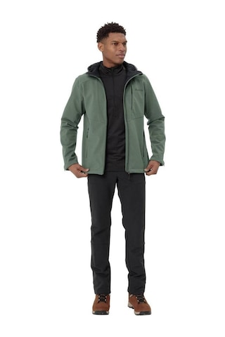 Vaude Cyclone Kapüşonlu Softshell Erkek Ceket 46387 Agave