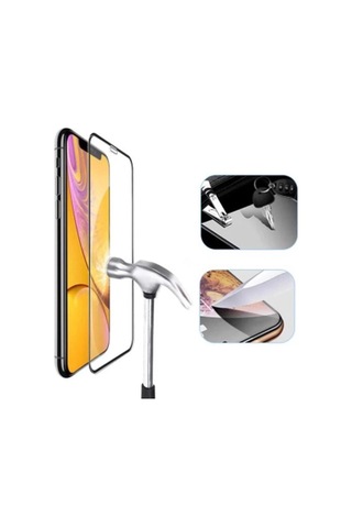 Hubrendy Tedarik Apple iPhone 14 Pro Max Uyumlu 9d Tam Kaplayan Parmak Izi Bırakmayan Ekran Koruyucu Film