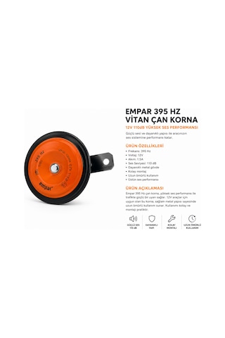 12v Dit Dit Korna Güçlü Ve Net Sesli Araç Korna Sistemi