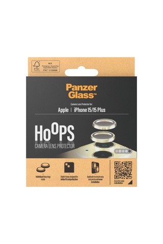 Panzerglass Hoops Apple iPhone Uyumlu 15/15 Plus Lens Koruyucu Altın