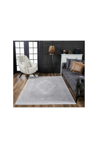 Gümüşsuyu Halı Legro 11576 Gri 160x230 Salon Halısı