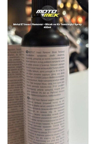 Motul E7 Böcek Ve Kir Temizleyici, Tüm Yüzeylerde Güvenli Kullanım 400ml