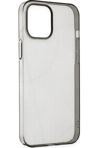 Newface Apple iPhone Uyumlu 14 Pro Kılıf Pc Sert Şeffaf Kapak Semeglbl - 1 - Siyah