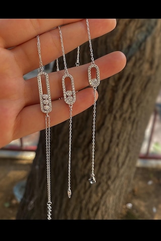 Gümüş Mess İçi Hareketli Bileklik Hr56e23s Çok Renkli