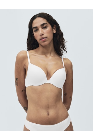 Marks & Spencer Body Invisibles Push-Up Sütyen T33006711 Beyaz