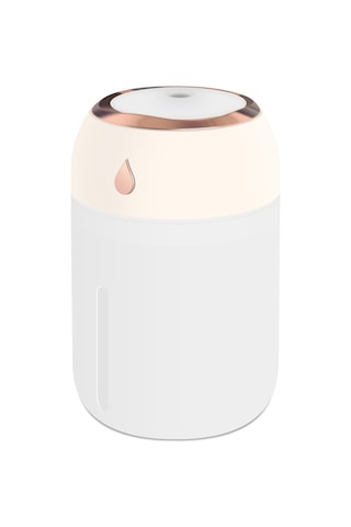 Wezone 330ml Taşınabilir Sessiz Nemlendirici, Renkli Gece Işığı Ve Araç İçi Kullanım İçin İdeal