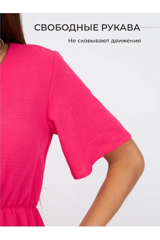 Tamin Kadın Günlük Hafif Bol Elbise 216380996