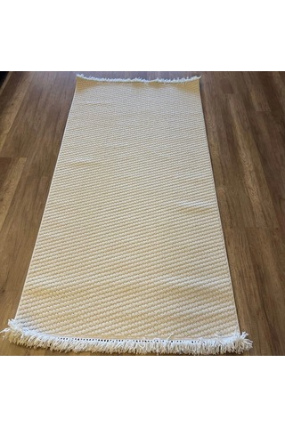 Hoom Rugs Dizayn 1063 Krem Yumuşak Dokulu Desensiz İskandinav Halı Krem