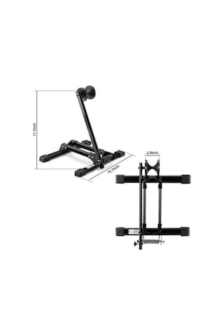 Vona Hs-026a Tekli Bisiklet Standı Alüminyum Siyah