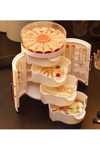 House By Takı Organizeri Küçük Krem