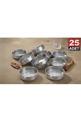 25 Adet Krom Küllük Seti 10cm Otel -restaurant- Cafe