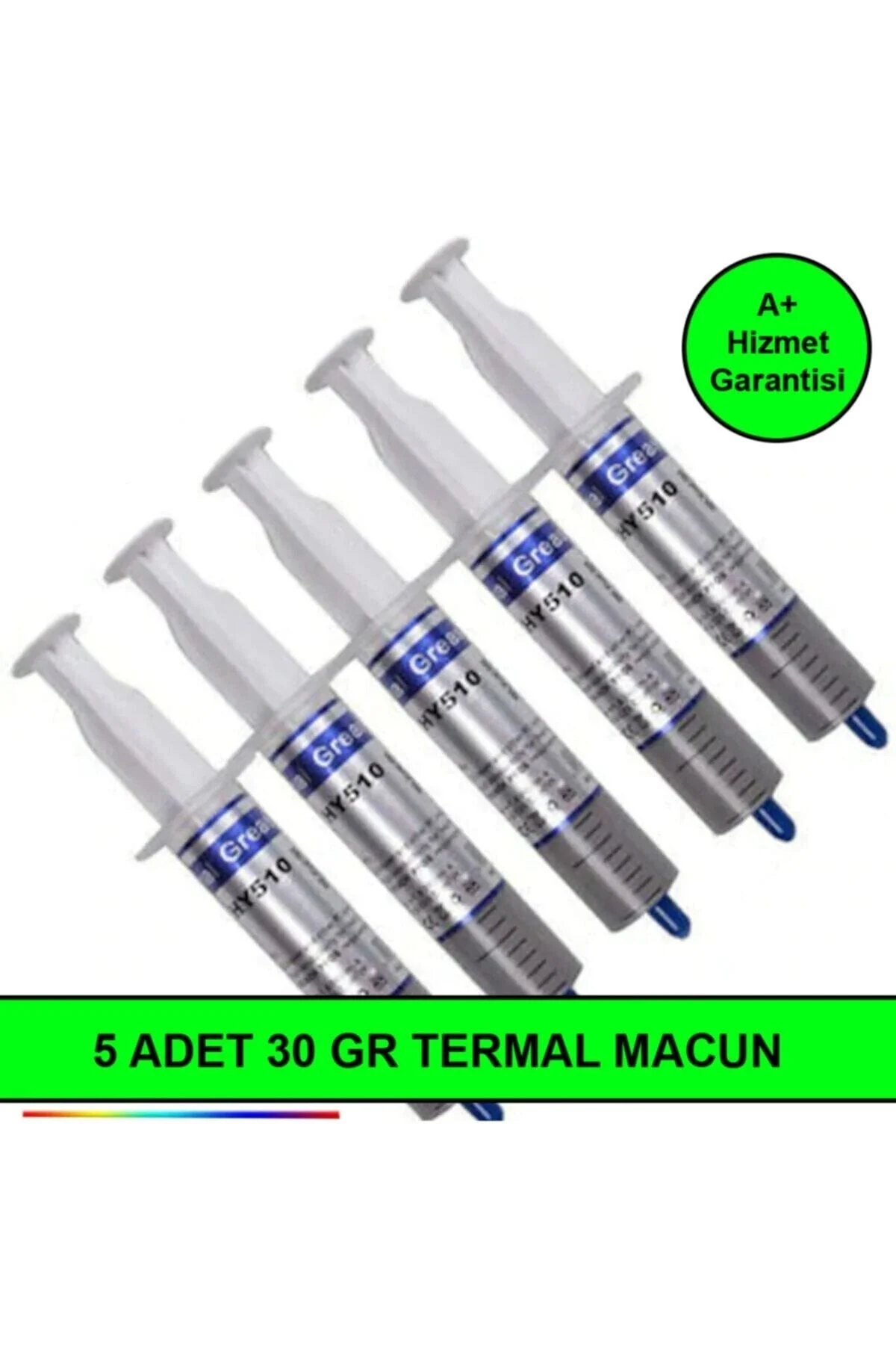 Büyük Boy 30 Gram Gümüş Alaşım Termal Macun Işlemci Chipst Ekran Kartlarında Kullanılabilir 5 Adet 1