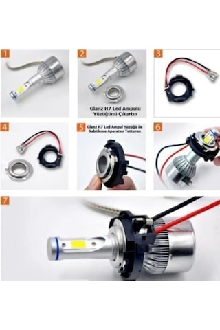 H7 MONDEO/PEUGEOT2008 (L10 Led xenon montaj aparatı adaptörü