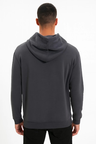 Sanfords Kordonsuz Hoodıe Erkek Kapüşonlu Sweatshirt Füme