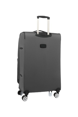 Louisiana Polo 2'li Valiz Seti Büyük Ve Orta Boy Lüx Kumaş Valiz Antrasit 2082 Antrasit