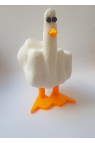 Duck You Sevimli Ördek Dekoratif Obje Biblo Figür Aksesuar