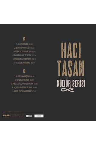 Hacı Taşan - Kültür Serisi (Plak)