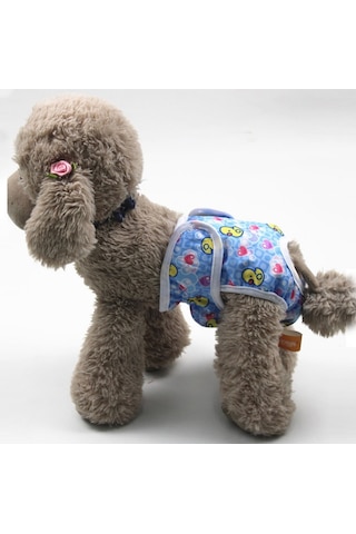 Dişi Köpek Fizyolojik Pantolon Köpek Kızgınlık Taciz Önleyici Pantolon, Boyut: S Küçük Sarı Ördek