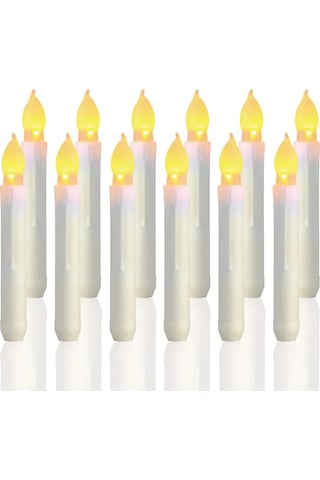 Mufunye Harry Potter Temalı 12'li Led Asılı Mum Seti, Parti Ve Dekorasyon İçin Güvenli Ve Uzun Ömürlü