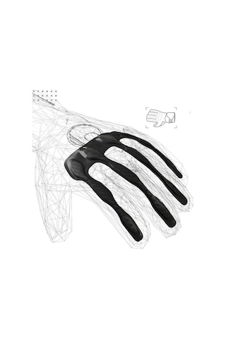 Uhlsport Supersoft Hn Flex Frome Kemikli Kaleci Eldiveni Siyah