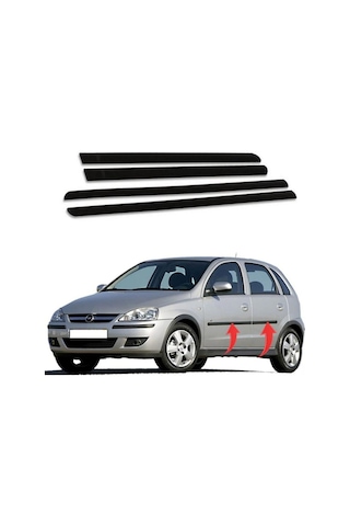 Opel Corsa C 00 > - Kapı Cıta Takımı Sıyah 4 Parca - 5171547-Wisco Opel Corsa C 00 > - Kapı Cıta Takımı Sıyah 4 Parca - 5171547-Wisco