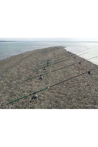 Artfulabode Uzatılabilir Sazan Olta İçin Dişleme Destekliği Çubuğu Çubuğu Bankası Bankası Balıkçılığı Balık Balık Ayarlanabilir Alüminyum Alaşımlı Alarmı 48-75cm Mi