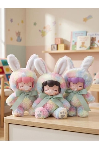 Nansi Figür Bebek - 17 Cm Peluş Kostümlü Sevimli Emzikli Uyku Arkadaşı Oyuncak Bebek