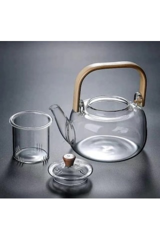 Ahşap Saplı Cam Filtreli Demlik Diğer