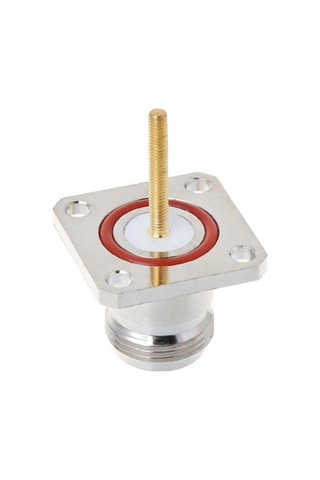 Sones Nkf Pirinç N Dişi Konnektör 4 Delikli Flanşlı Çerçeve Rf Adaptörü